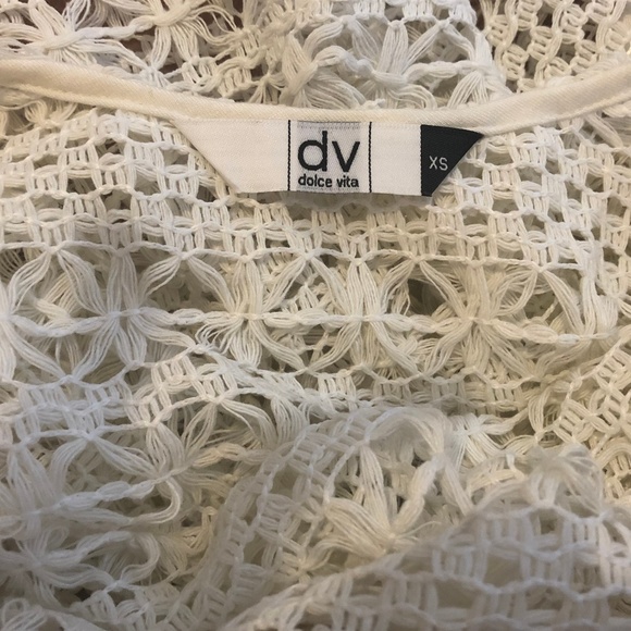 DV by Dolce Vita Open Weave Sweater XS - Picture 3 of 4